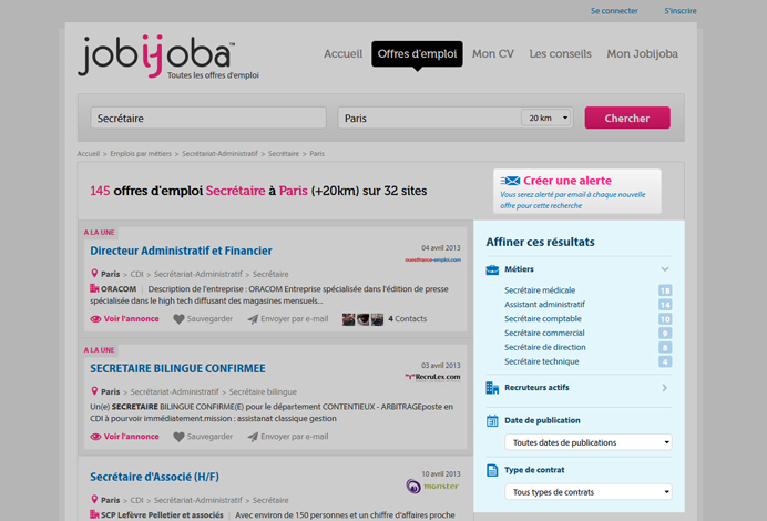 Jobijoba Page